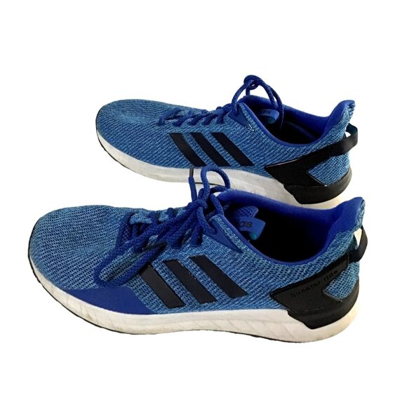 ADIDAS- MENS BLUE CLOUD FOAM ORTHOLITE RUNNING SNEAKERS SIZE 11.5 - Picture 3 of 6
